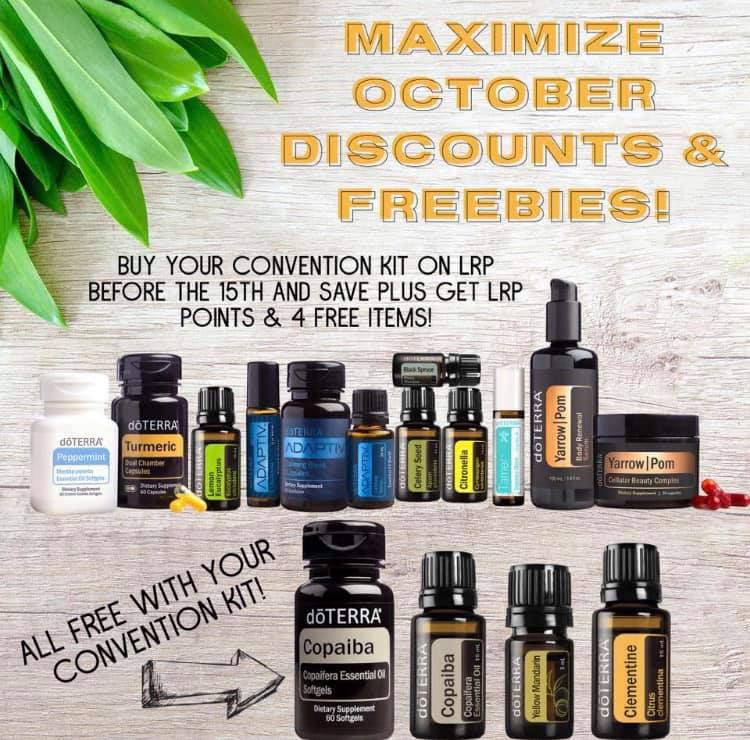 New doterra 2019 Global Convention Kit with bonus Copaiba offer